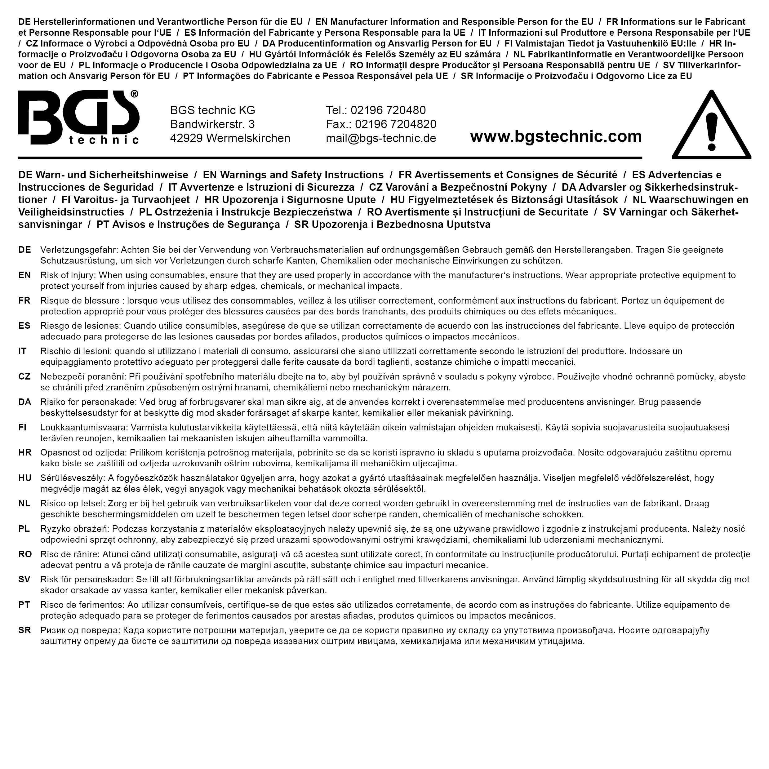 BGS Hohlraumdübel-Sortiment | 6 / 8 mm | 50-tlg.