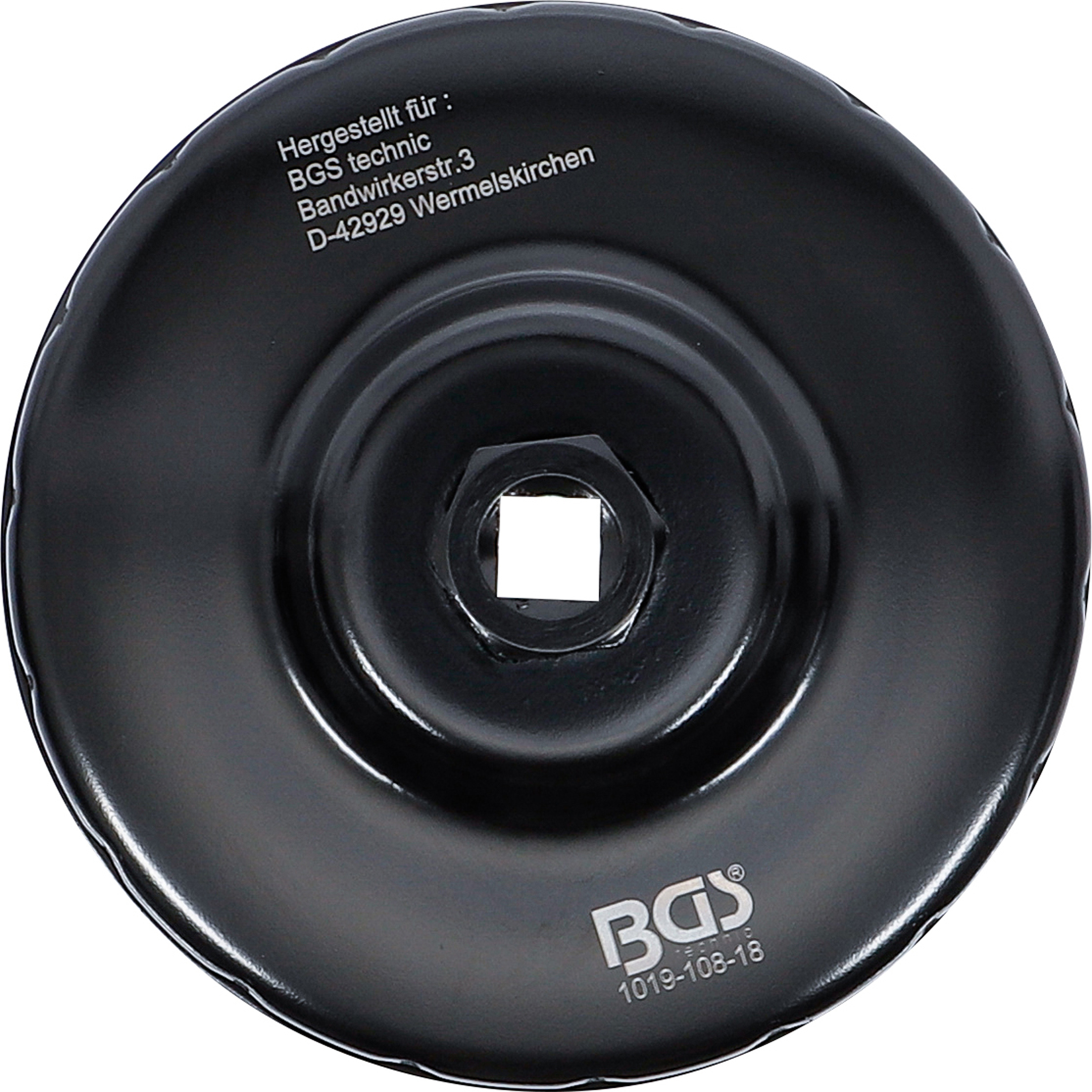 BGS Ölfilterschlüssel | 18-kant | Ø 108 mm | für Opel, Renault