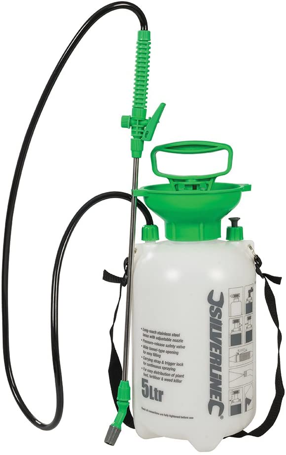 Silverline Druckluftsprühgerät Druckluftsprüher 5 Liter