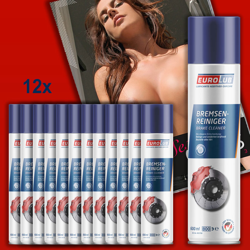 Eurolub Bremsenreiniger Super DEAL + Pin-Up Werkstattkalender 2023 GRATIS