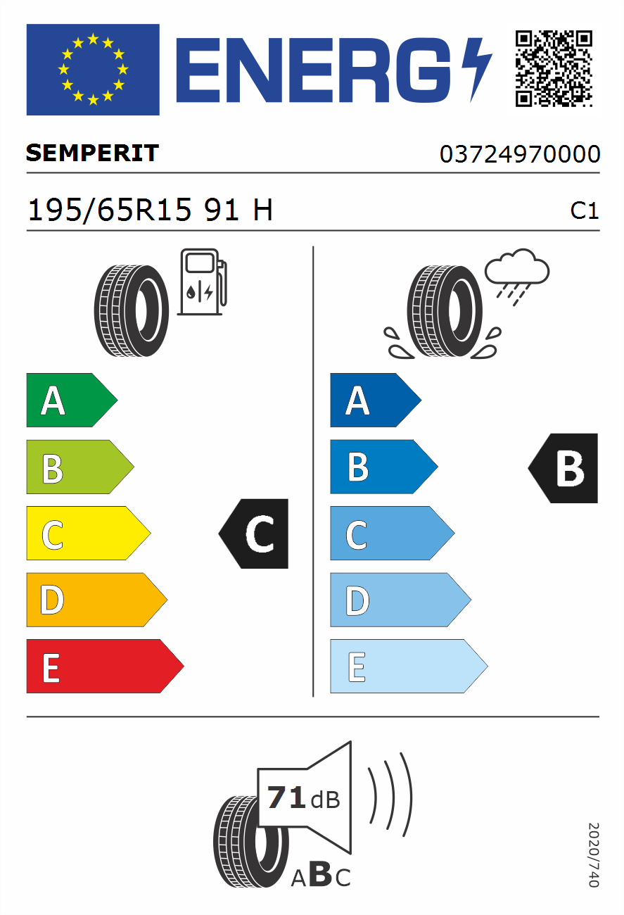 195/65R15 91H Semperit Speed-Life 3 Sommerreifen