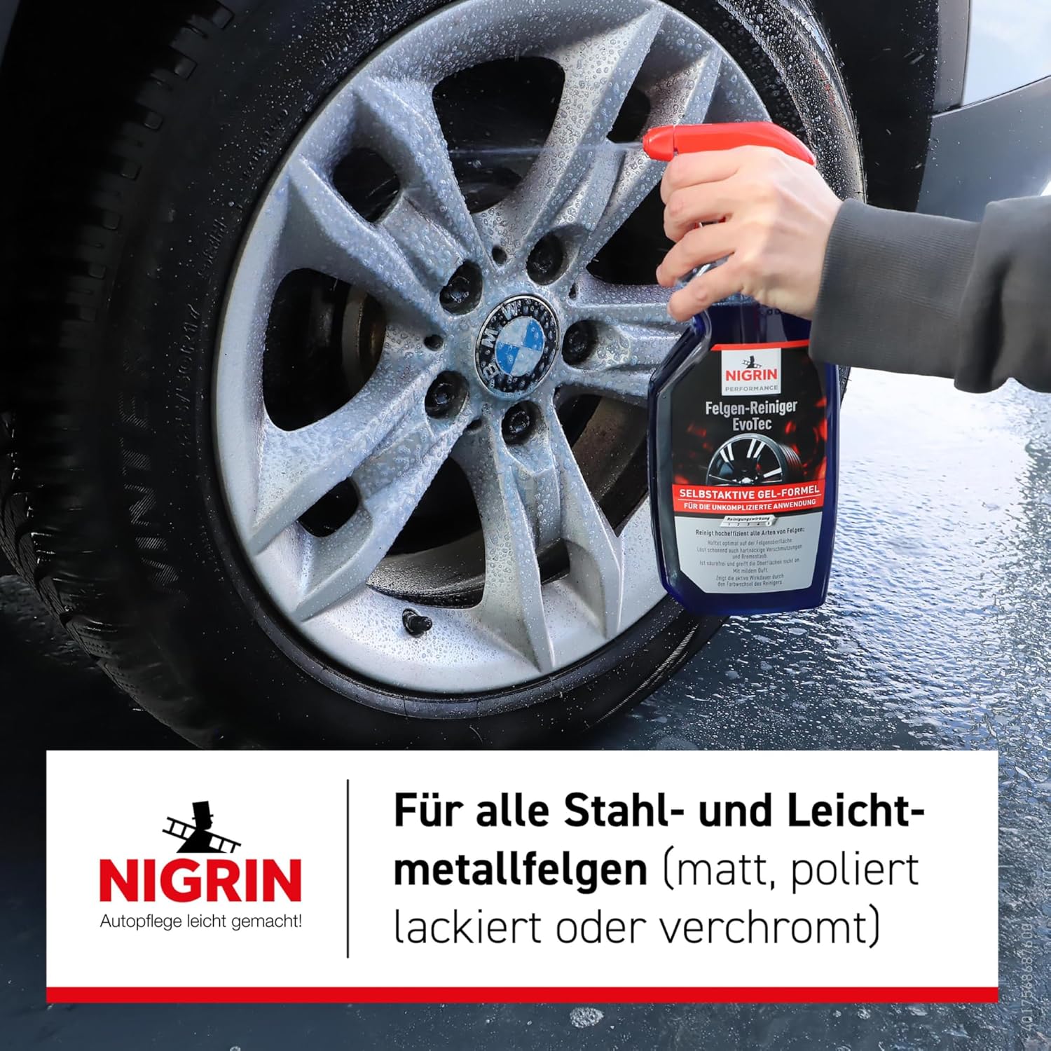 Nigrin Felgen Reiniger EvoTec Felgenreiniger säurefrei 3 Liter Kanister