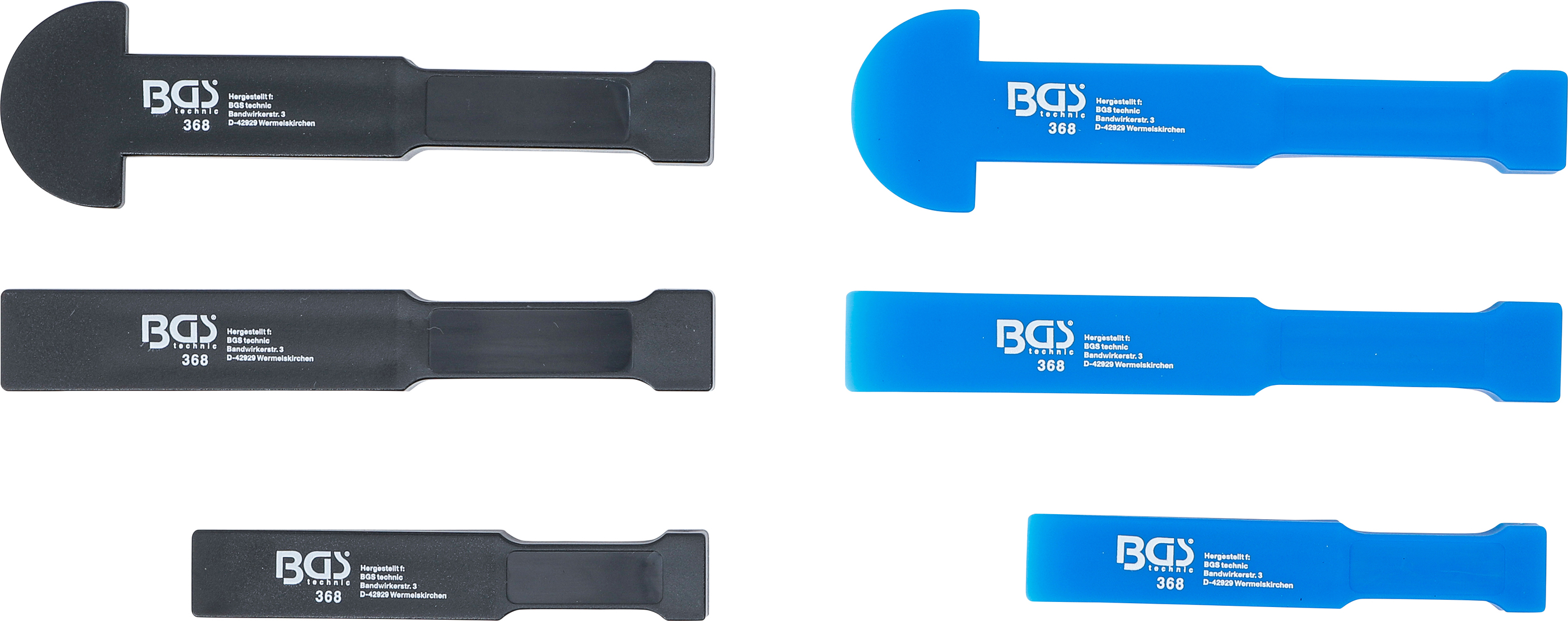 BGS Kunststoff-Meißel-Satz | 6-tlg.