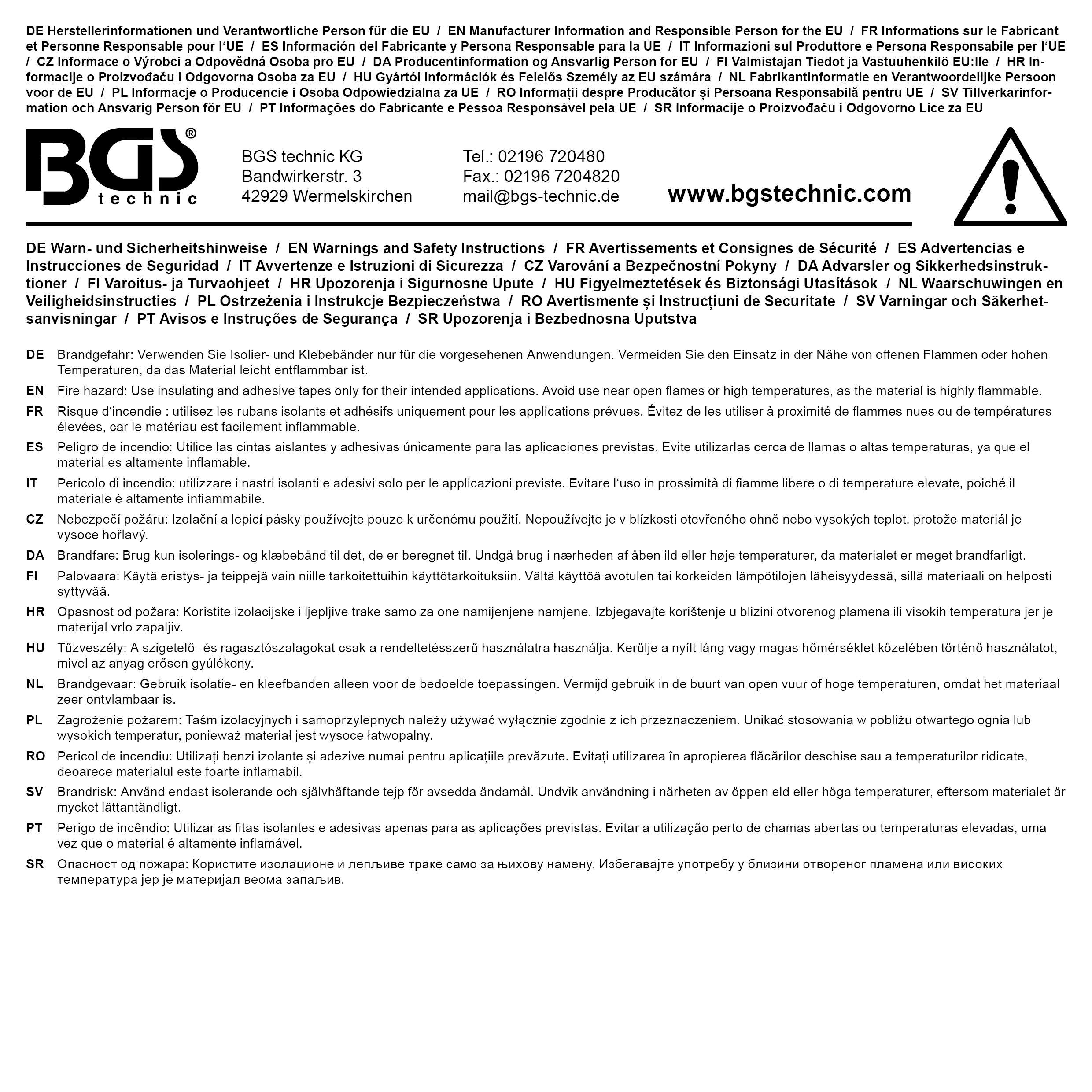 BGS PTFE-Dichtband | 10 m | 2-tlg.