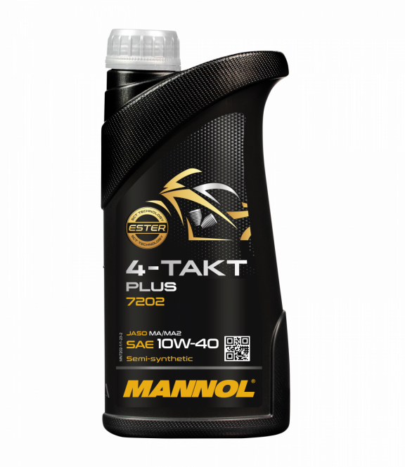 10W-40 Mannol 7202 4-Takt Plus Motoröl Motorrad 1 Liter