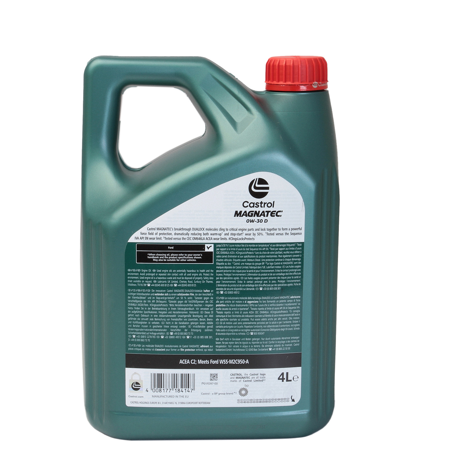 0W-30 Castrol Magnatec Stop-Start D Motoröl 4 Liter