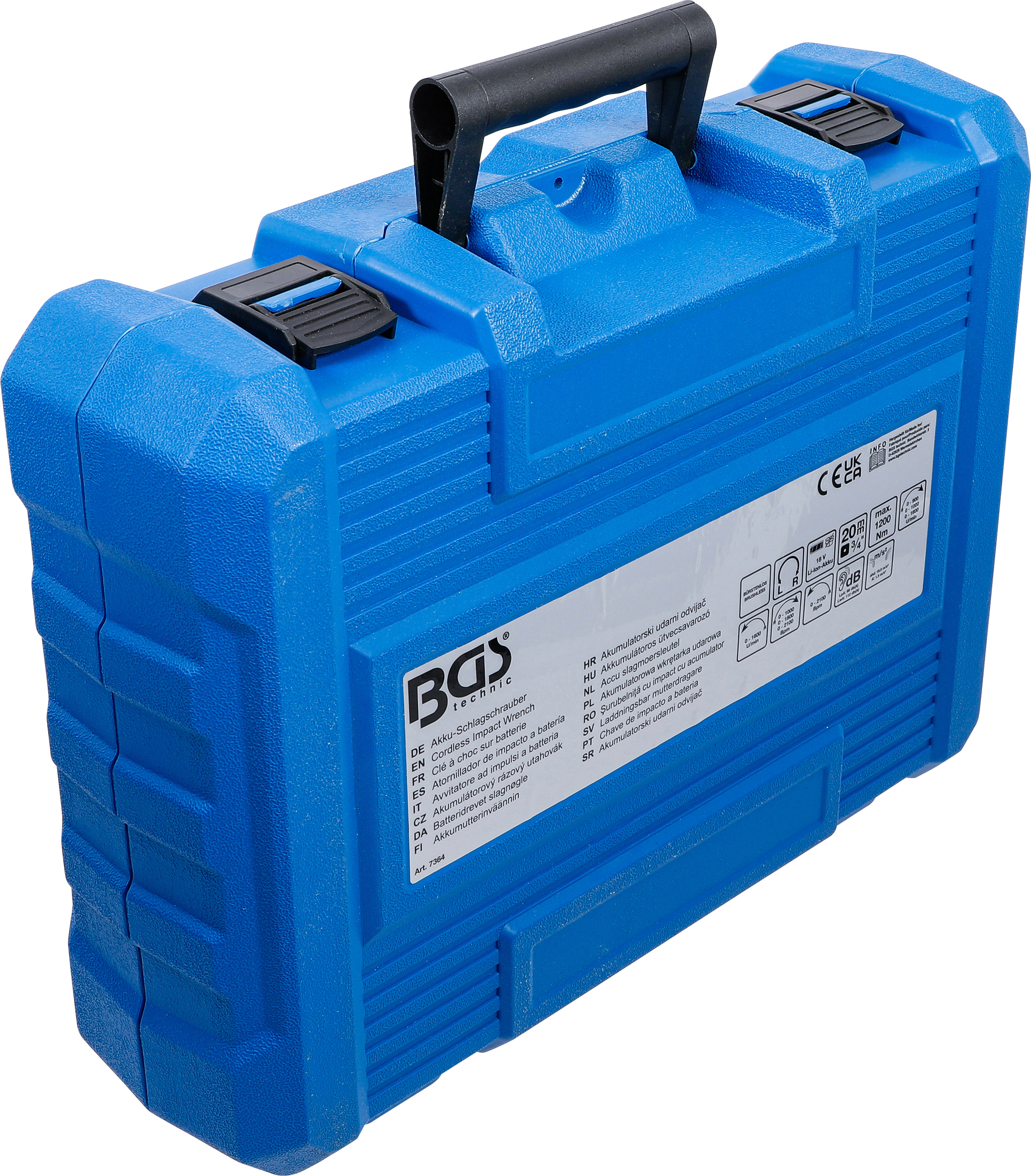 BGS Akku-Schlagschrauber | bürstenlos | 20 mm (3/4") | 1200 Nm | 18 V | ohne Akku BGS Akku-Schlagschrauber | bürstenlos | 20 mm (3/4") | 1200 Nm | 18 V | ohne Akku