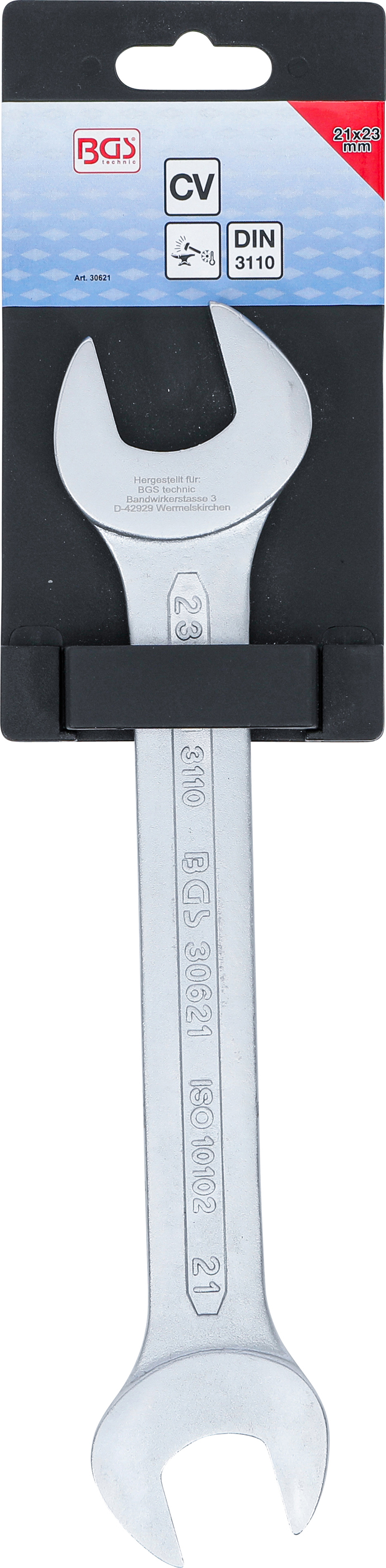 BGS Doppel-Maulschlüssel | SW 21 x 23 mm BGS Doppel-Maulschlüssel | SW 21 x 23 mm