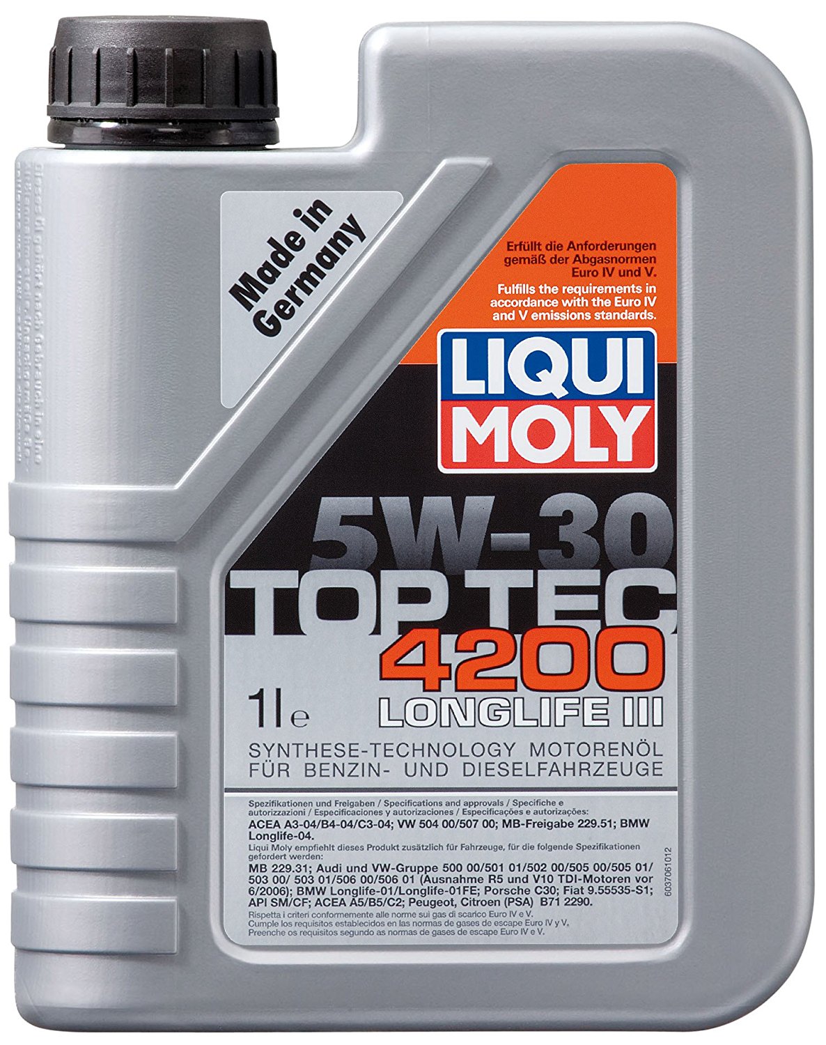 5W-30 Liqui Moly 3706 Top Tec 4200 Longlife III Motoröl 1 Liter