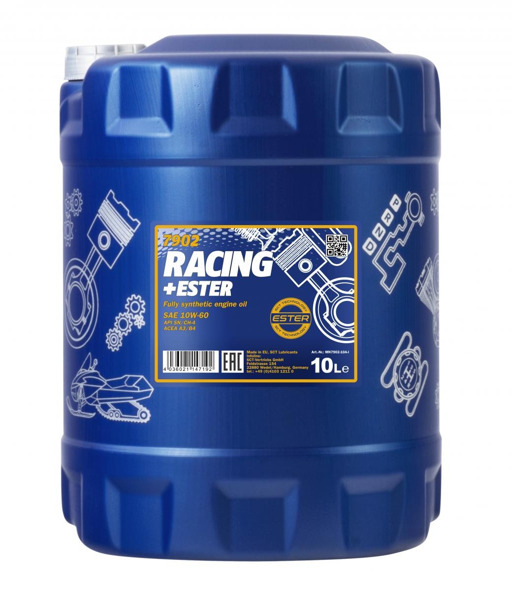 10W-60 Mannol 7902 Racing+Ester Motoröl 10 Liter