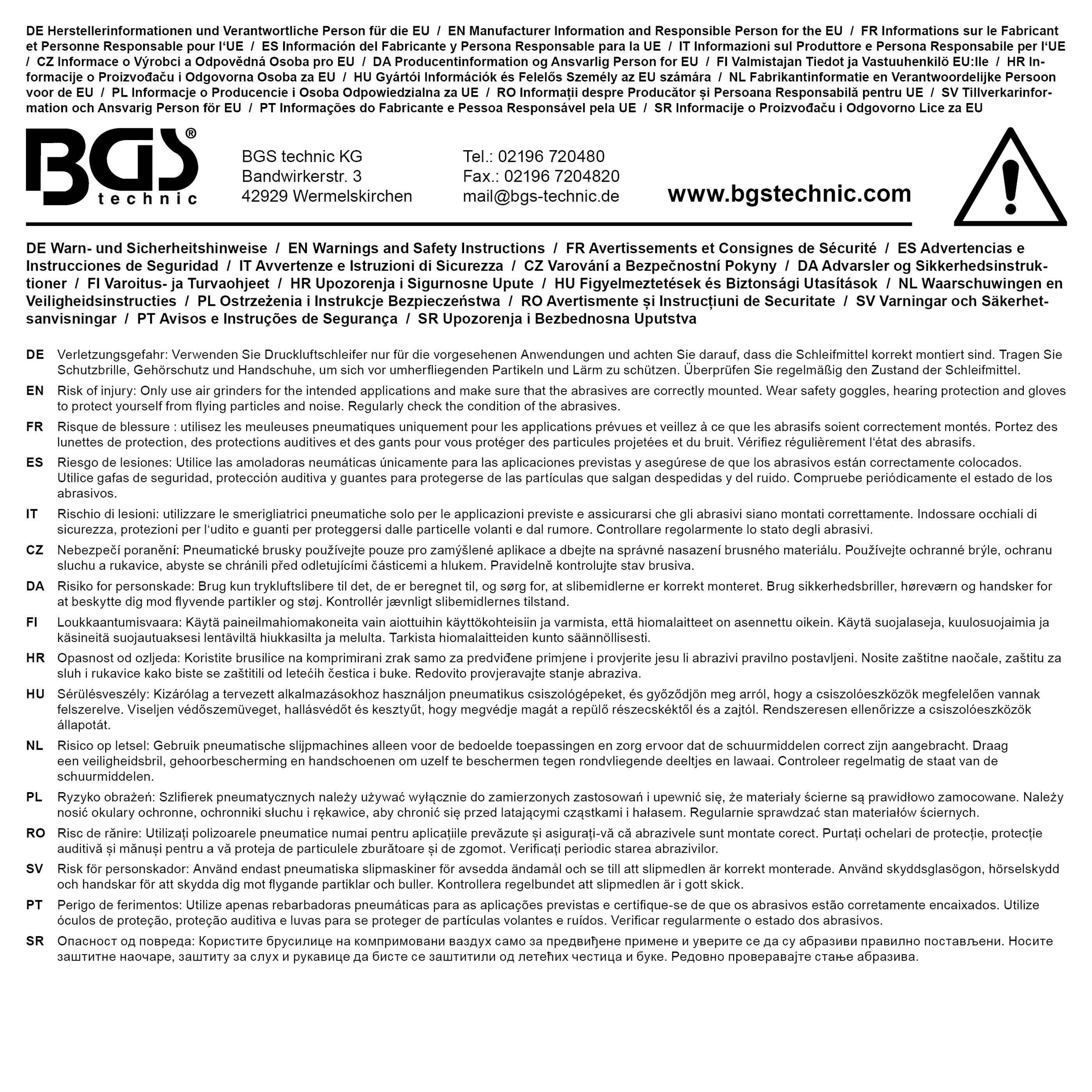 BGS Draht-Rundbürste | abgewinkelt | Ø 103 x 23 x 0,7 mm