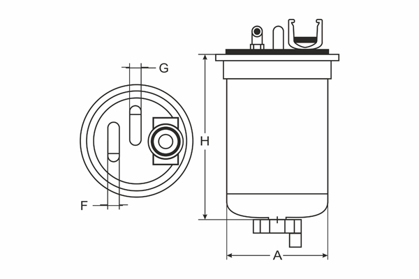 SCT Germany Kraftstofffilter ST 775