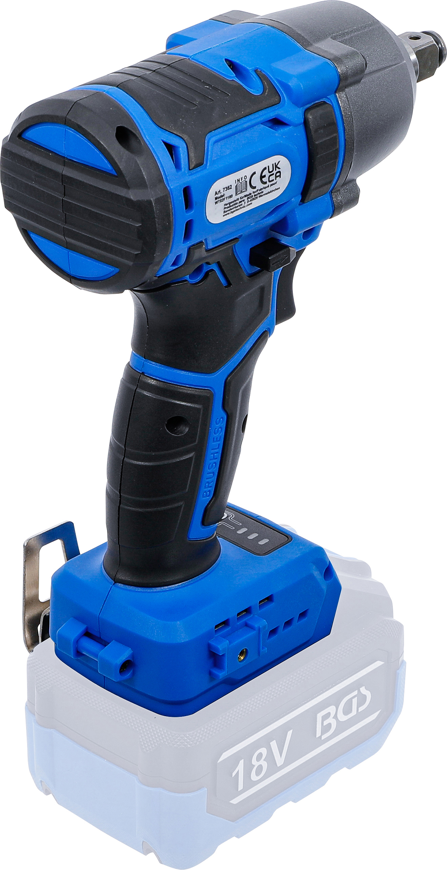 BGS Akku-Schlagschrauber | bürstenlos | 12,5 mm (1/2") | 400 Nm | 18 V | ohne Akku
