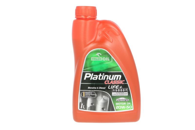 20W-50 Orlen Platinum Classic Life+ Motoröl 1 Liter