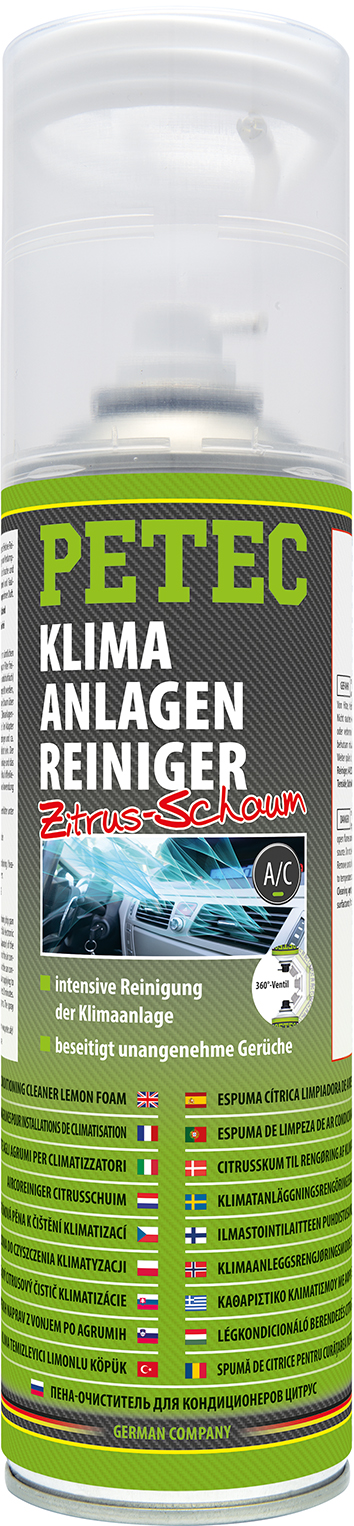 Petec Klimaanlagenreiniger Zitrus Schaum 500 ml