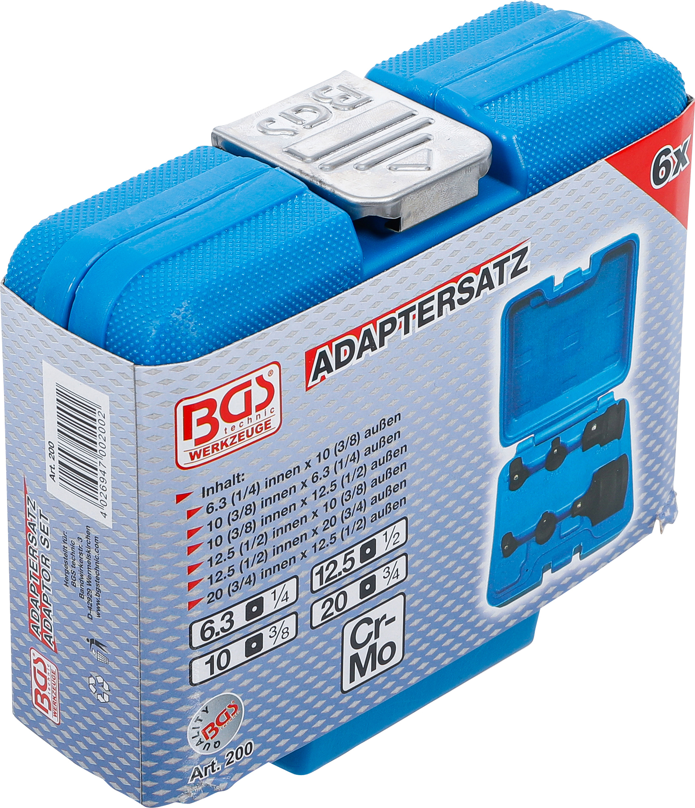 BGS Kraft-Adapter-Satz | 6-tlg.