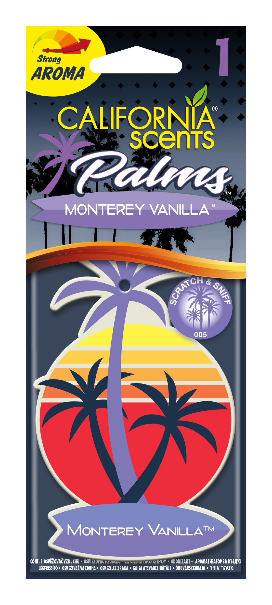California Scents Palms Monterey Vanilla Duftbaum