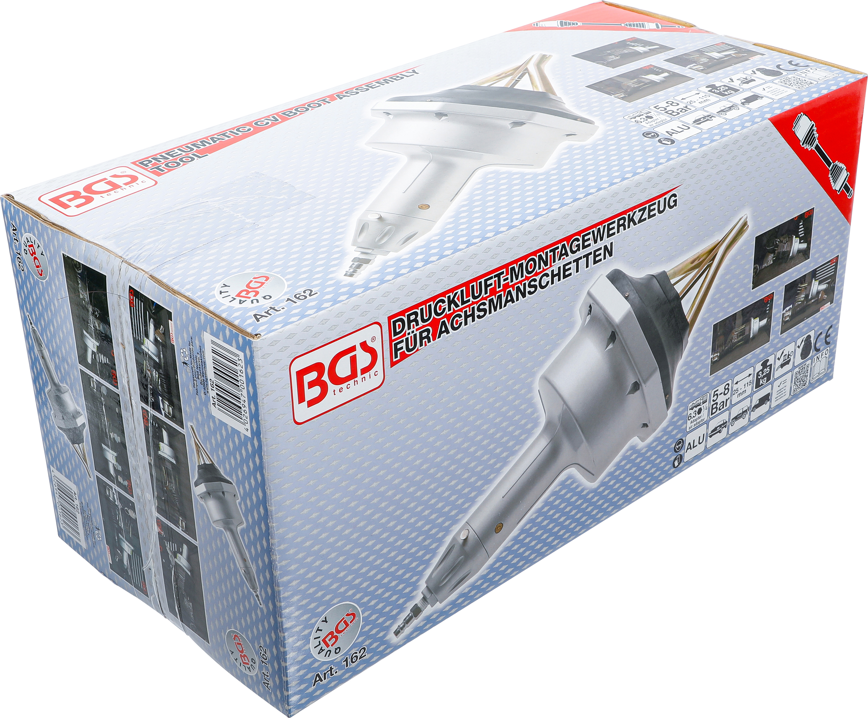 BGS Druckluft-Montagewerkzeug für Achsmanschetten | 25 - 115 mm