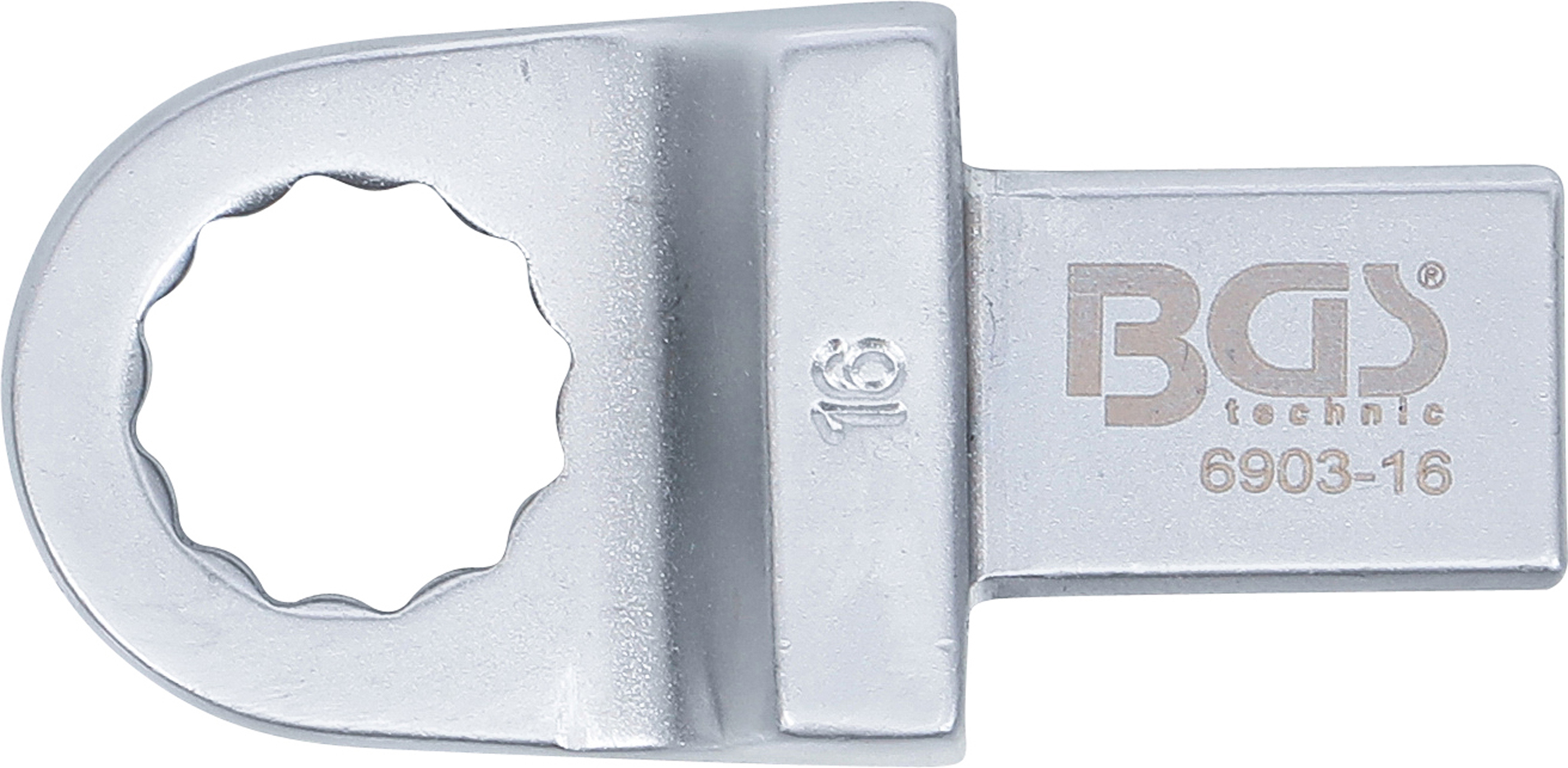 BGS Einsteck-Ringschlüssel | 16 mm | Aufnahme 14 x 18 mm