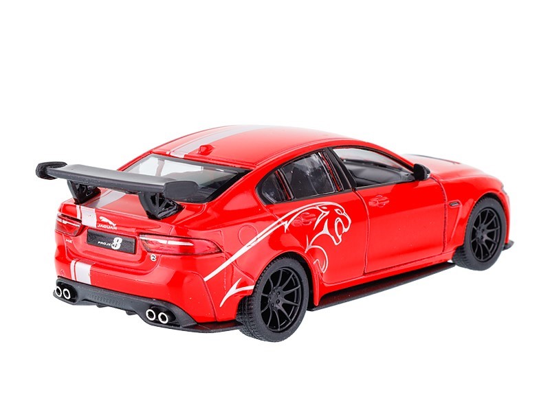 Kinsmart Jaguar XE SV Project 8 Rot Modell 1:38