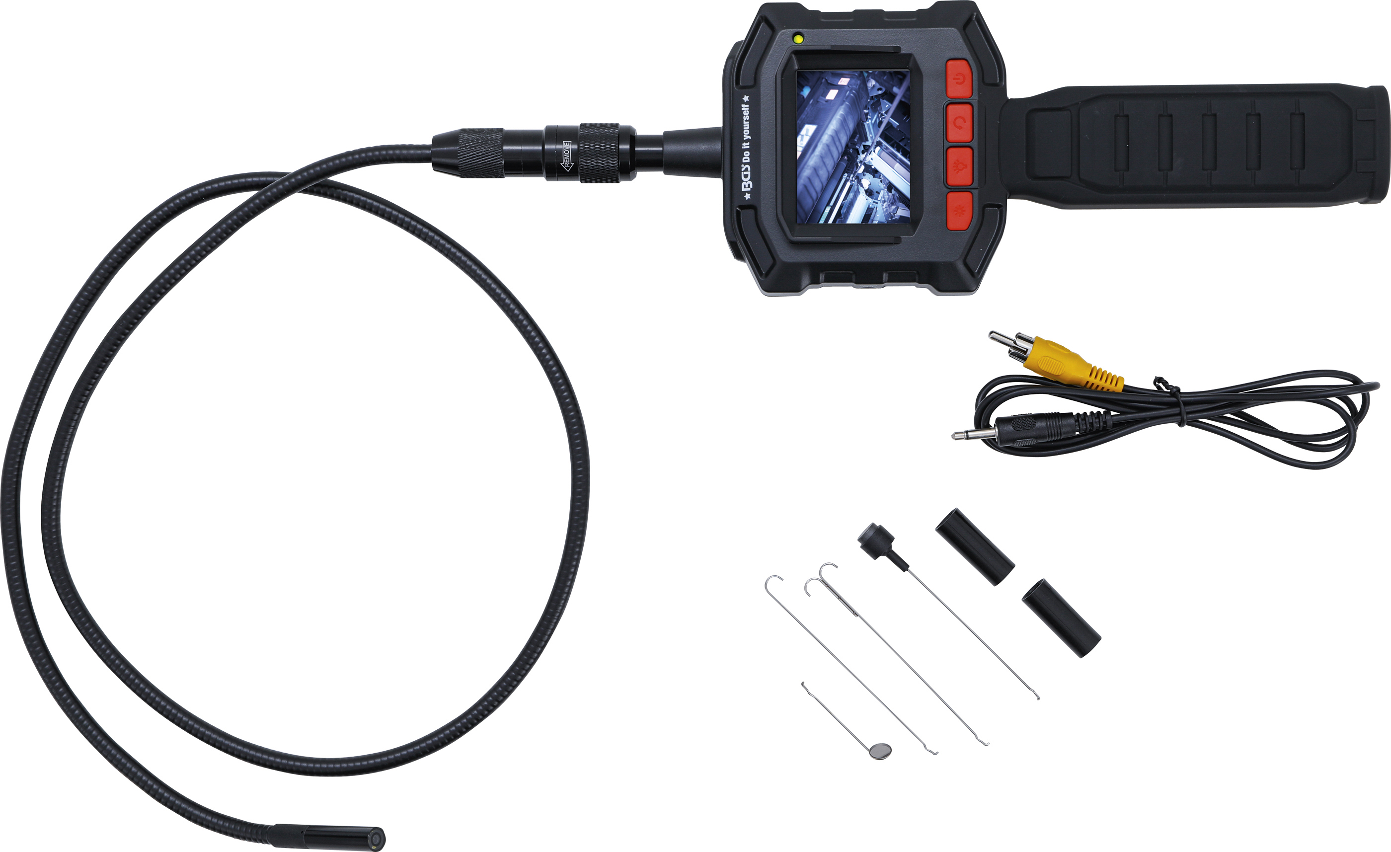 BGS Endoskop-Farbkamera mit TFT-Monitor | Kamerakopf Ø 8 mm