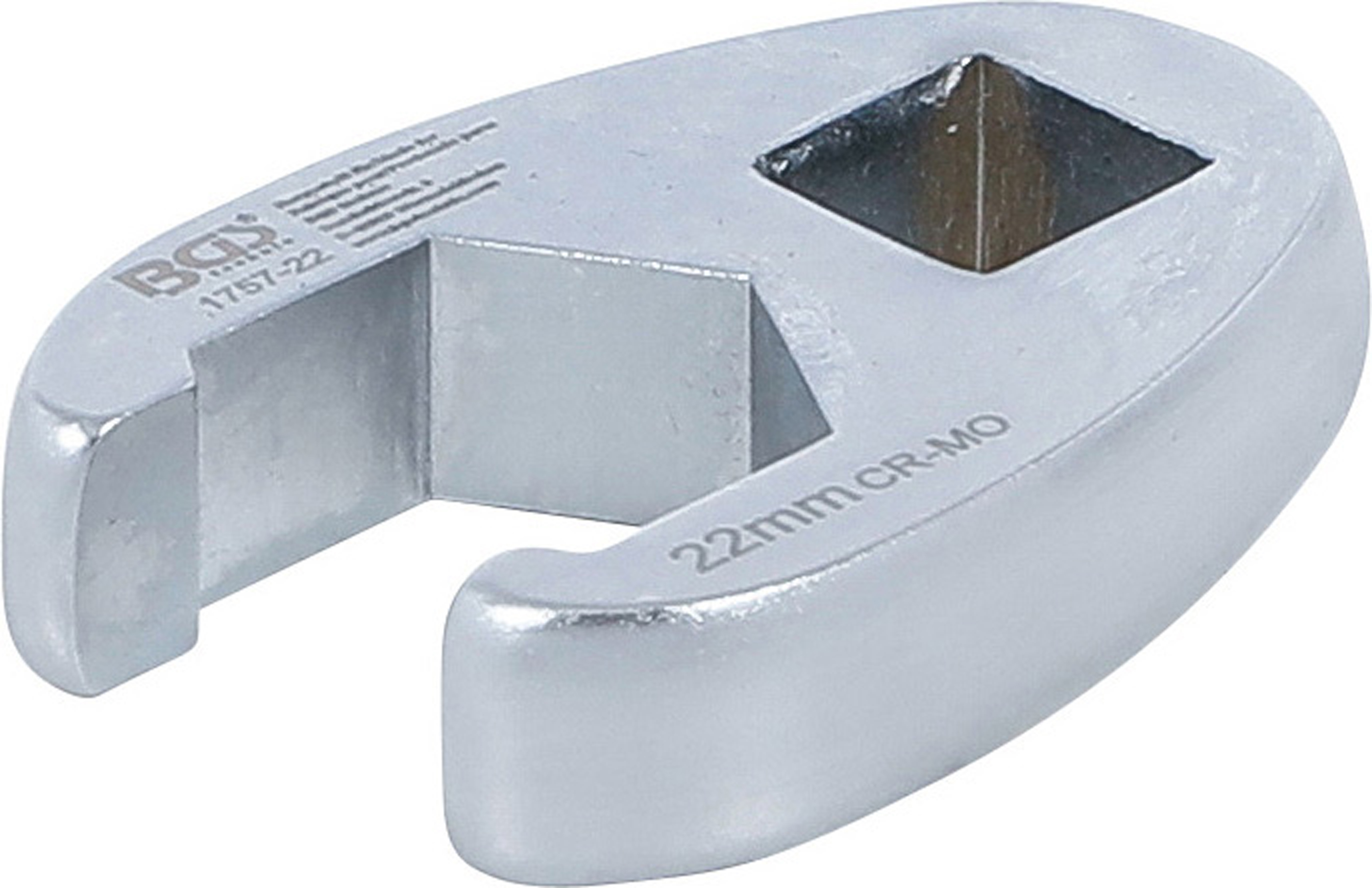 BGS Hahnenfußschlüssel | Antrieb Innenvierkant 12,5 mm (1/2") | SW 22 mm