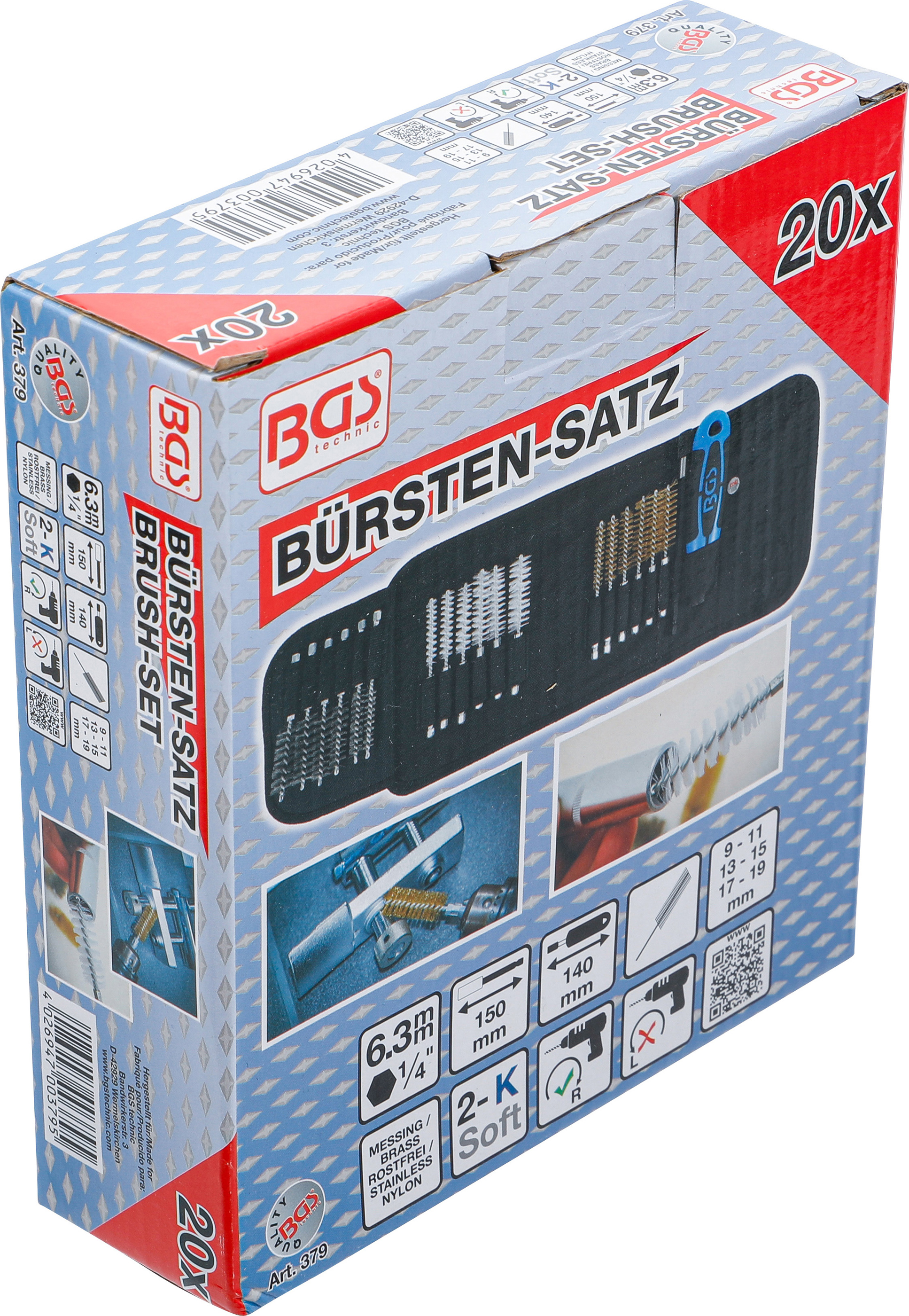 BGS Bürsten-Satz | 20-tlg.