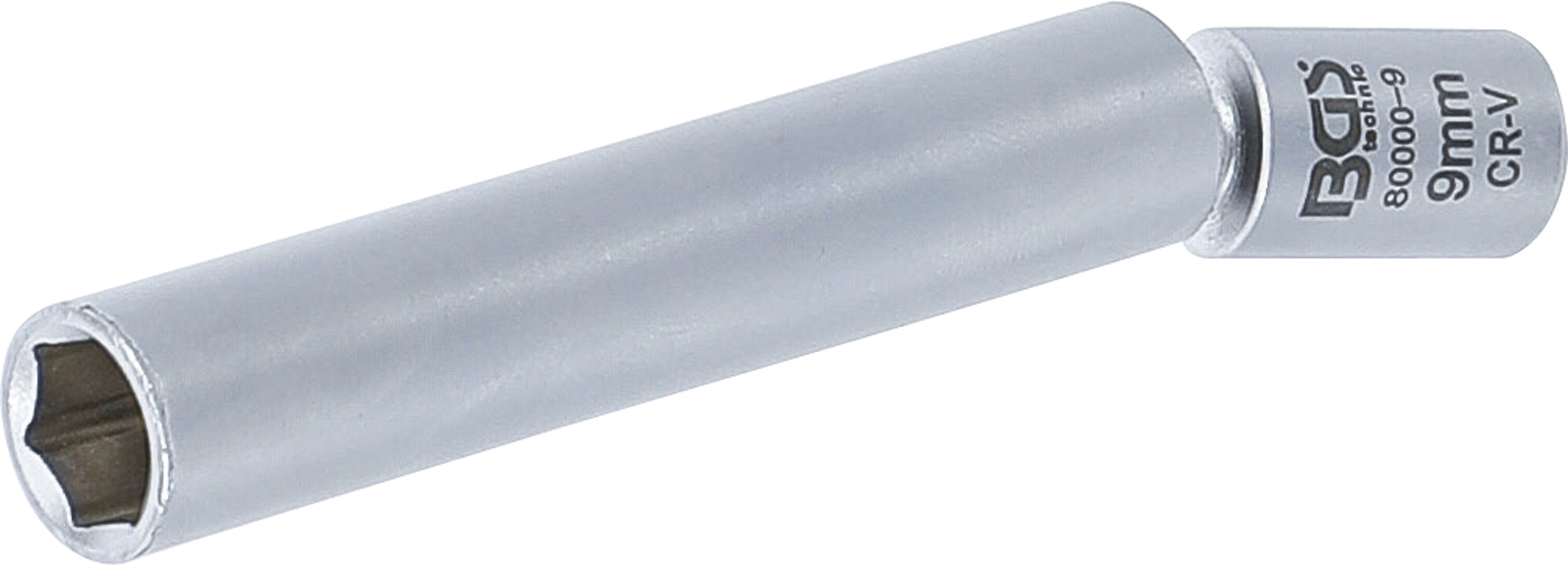 BGS Glüh- und Zündkerzen-Gelenk-Einsatz | Antrieb Innenvierkant 6,3 mm (1/4") | SW 9 mm