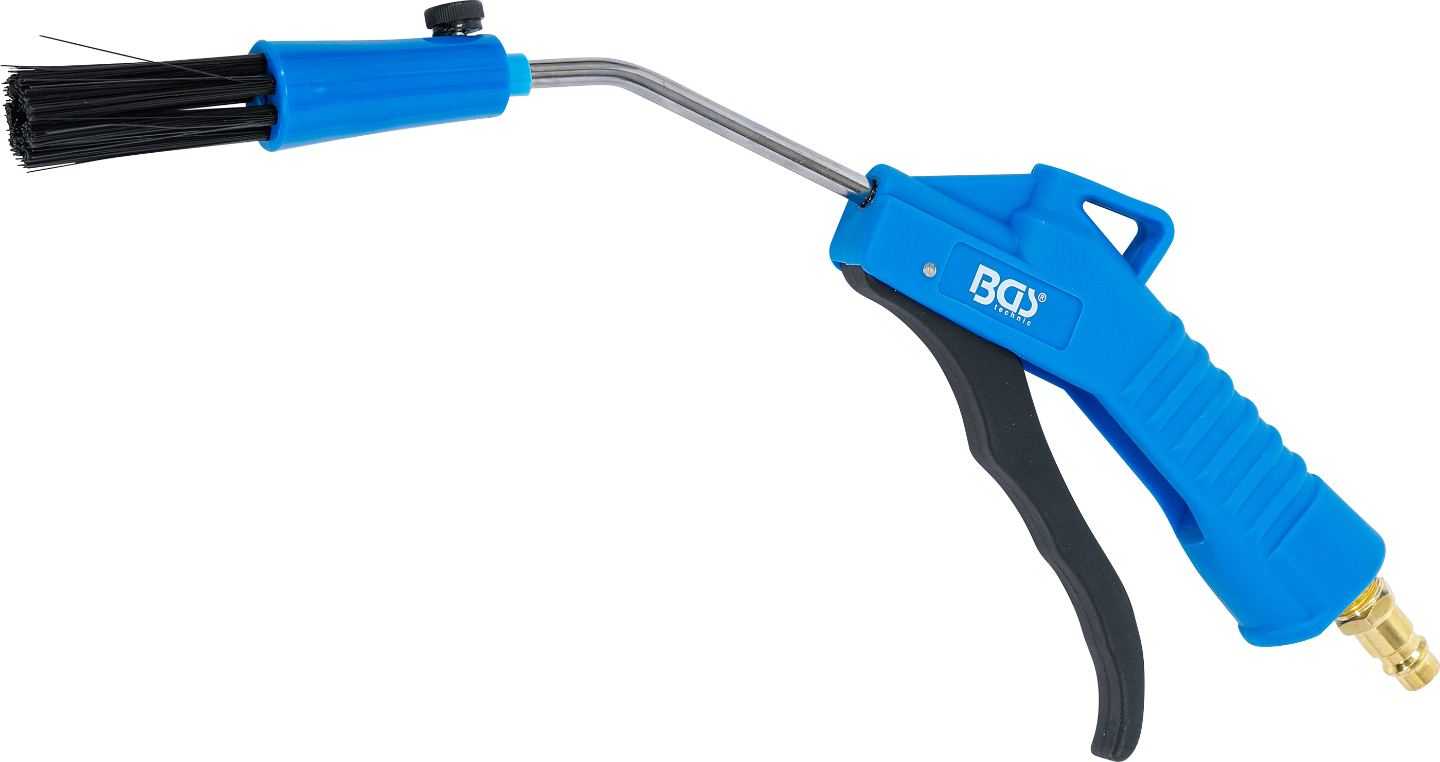 BGS Technic Druckluft Ausblaspistole mit Pinsel