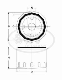 Ölfilter SCT Germany SM 134