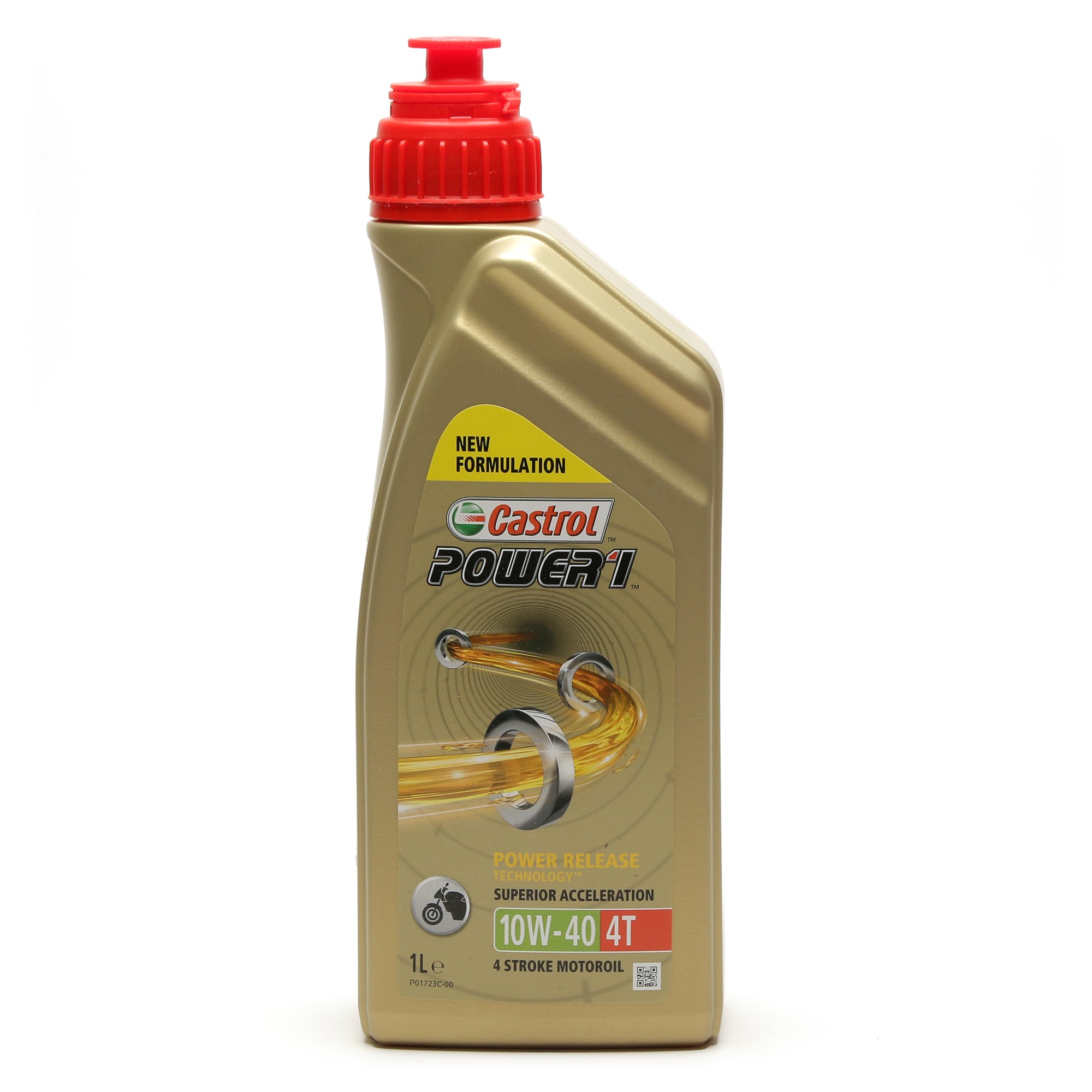 10W-40 Castrol Power 1 Motorrad 4-Takt Motoröl 1 Liter