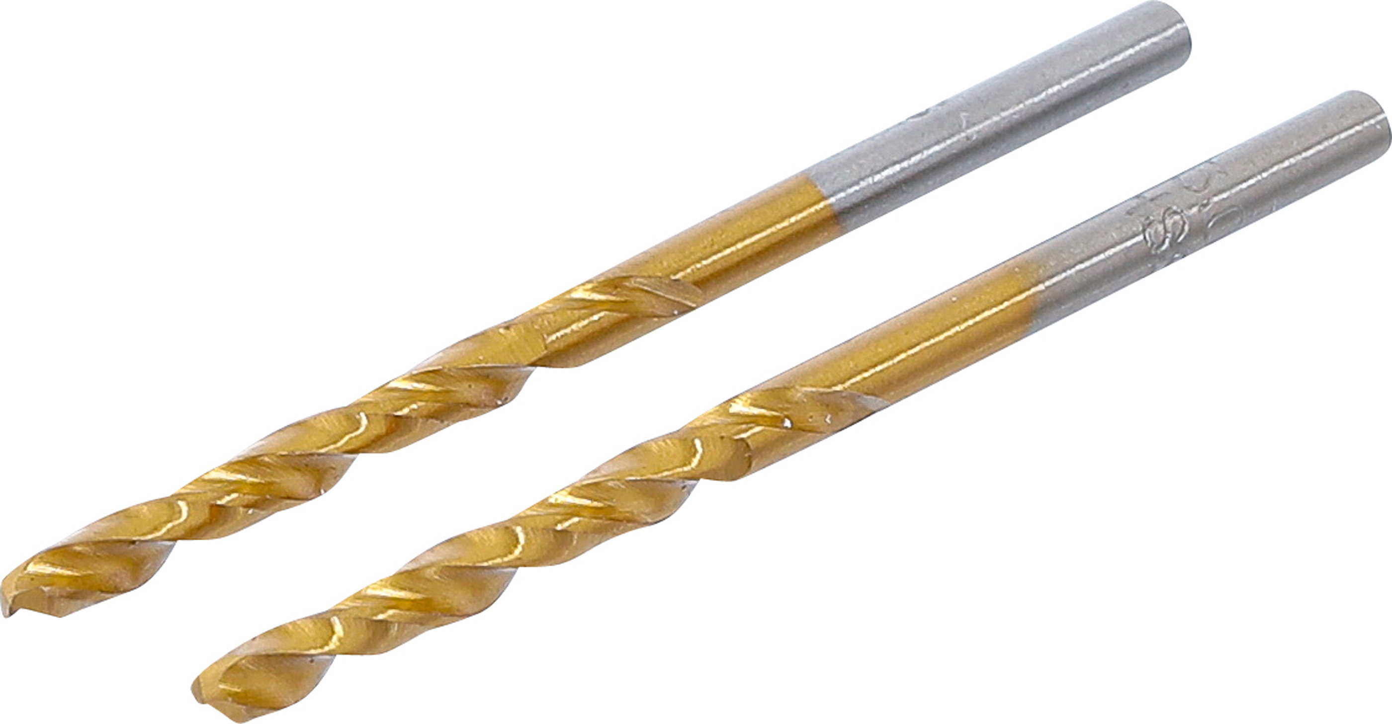 BGS Spiralbohrer | HSS-G | titan-nitriert | 3,0 mm | 2-tlg.