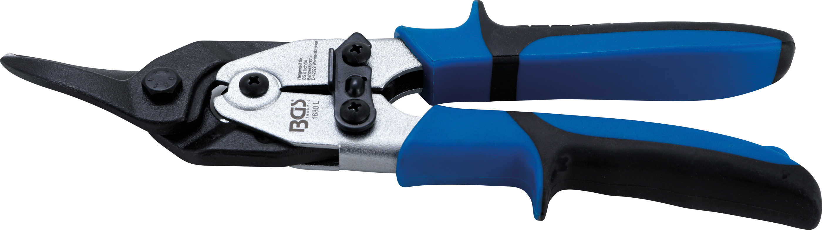 BGS Technic Blechschere links gerade schneidend 260 mm
