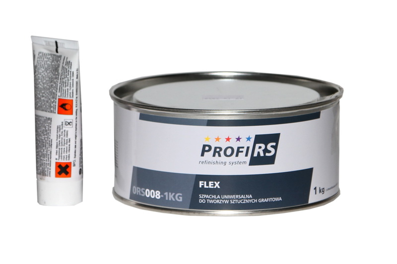 Profirs Flex 0RS008 Kunststoff Universal Spachtel mit Härter Graphit 1 kg