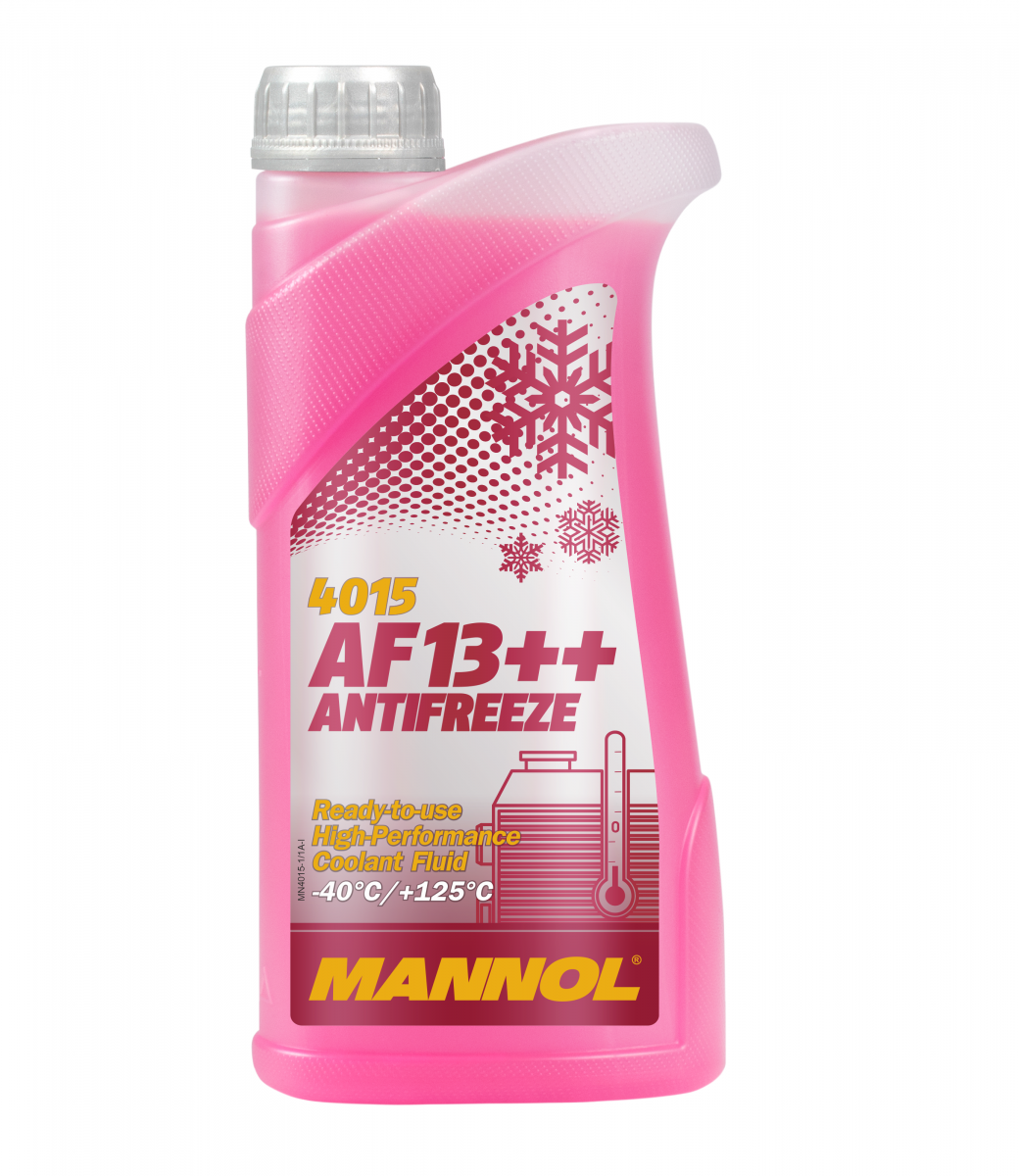 Mannol 4015 Kühlerfrostschutz Antifreeze AF13++ High Performance -40 Fertigmischung 1 Liter