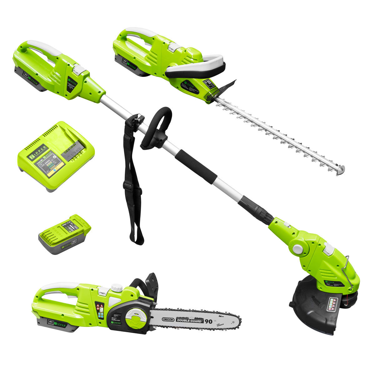 Zipper Gartenpflege Set 40 Volt Akku ZI-GPS40V-Akku