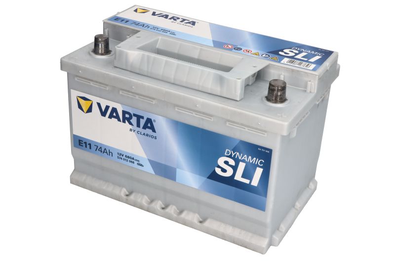 Starterbatterie VARTA E11 Dynamic SLI Autobatterie 12V 74Ah 680A
