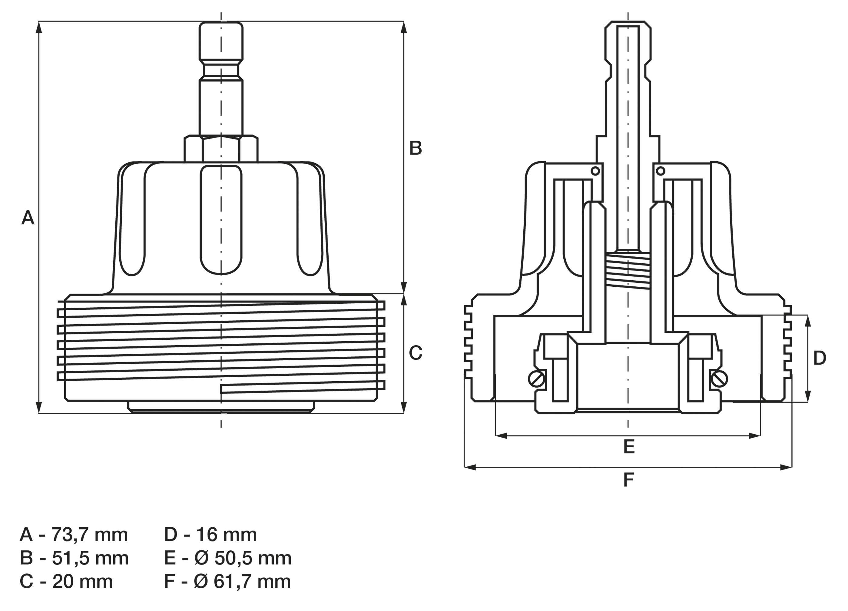 BGS Adapter Nr. 23 für Art. 8027, 8098 | für VAG