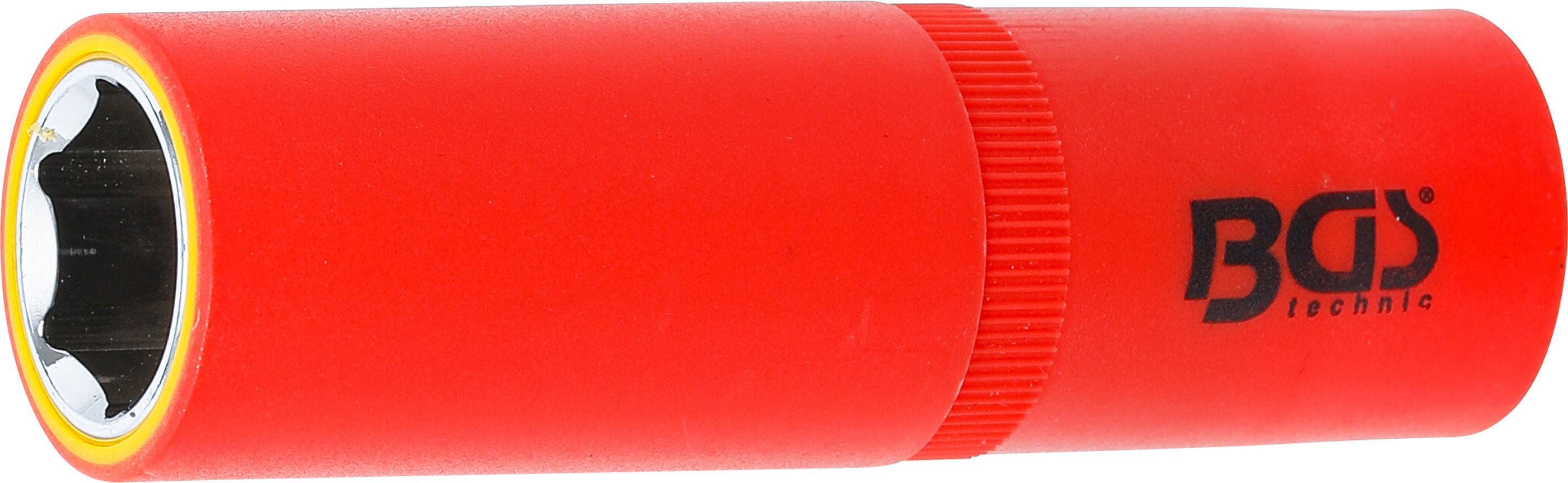 BGS VDE-Steckschlüssel-Einsatz Sechskant | Antrieb Innenvierkant 12,5 mm (1/2") | SW 17 mm