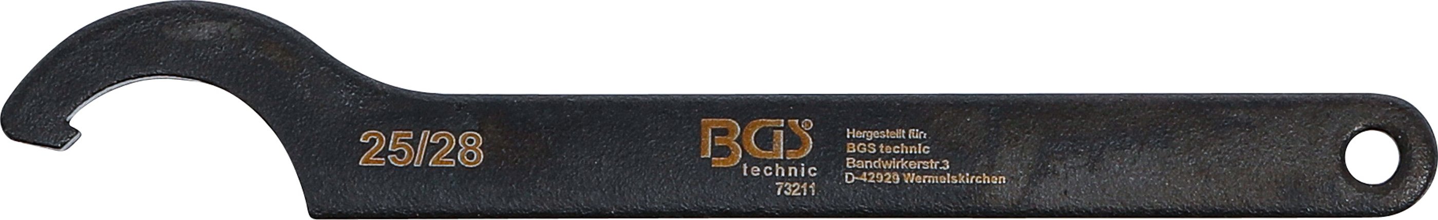 BGS Hakenschlüssel mit Nase | 25 - 28 mm