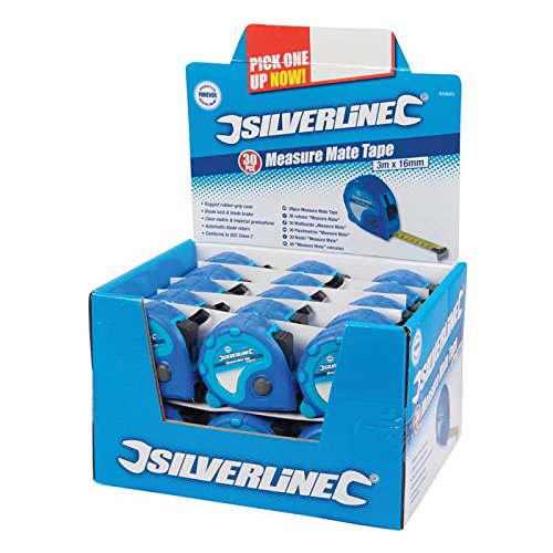 Silverline Rollmaßband 3 Meter