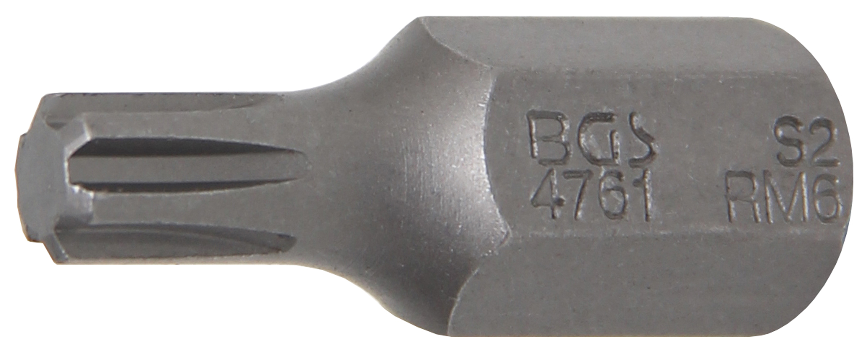 BGS Bit | Antrieb Außensechskant 10 mm (3/8") | Keil-Profil (für RIBE) M6