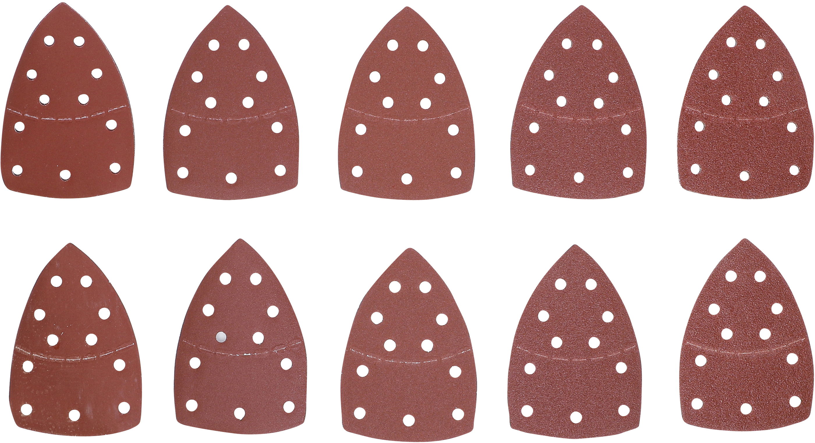 BGS Schleifblatt-Satz für Multischleifer | 145 x 100 mm | K 40 - 400 | 25-tlg.