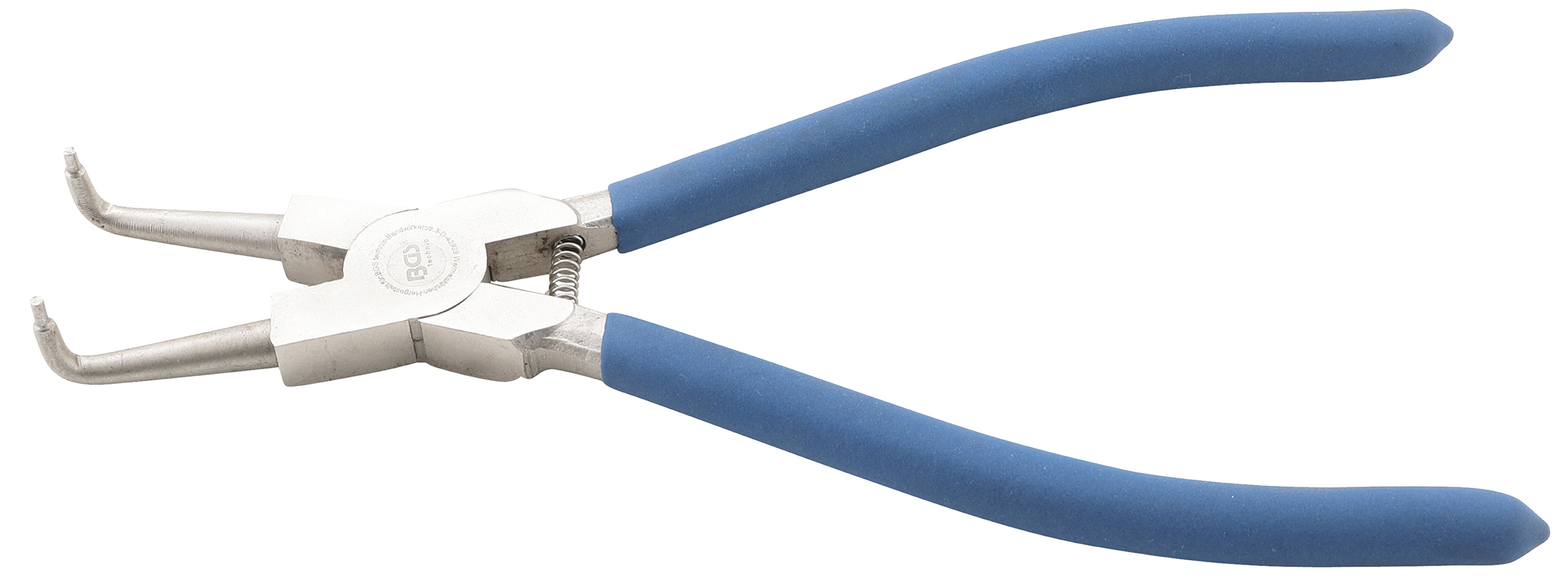 BGS Sprengringzange | abgewinkelt | für Innensprengringe | 250 mm