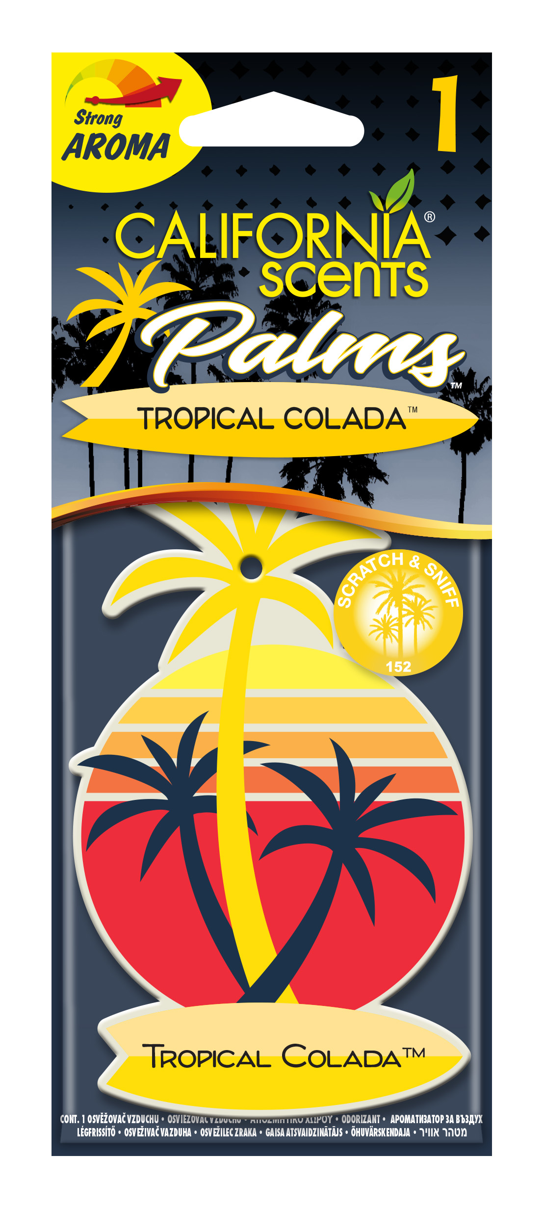 California Scents Palms Tropical Colada Duftbaum