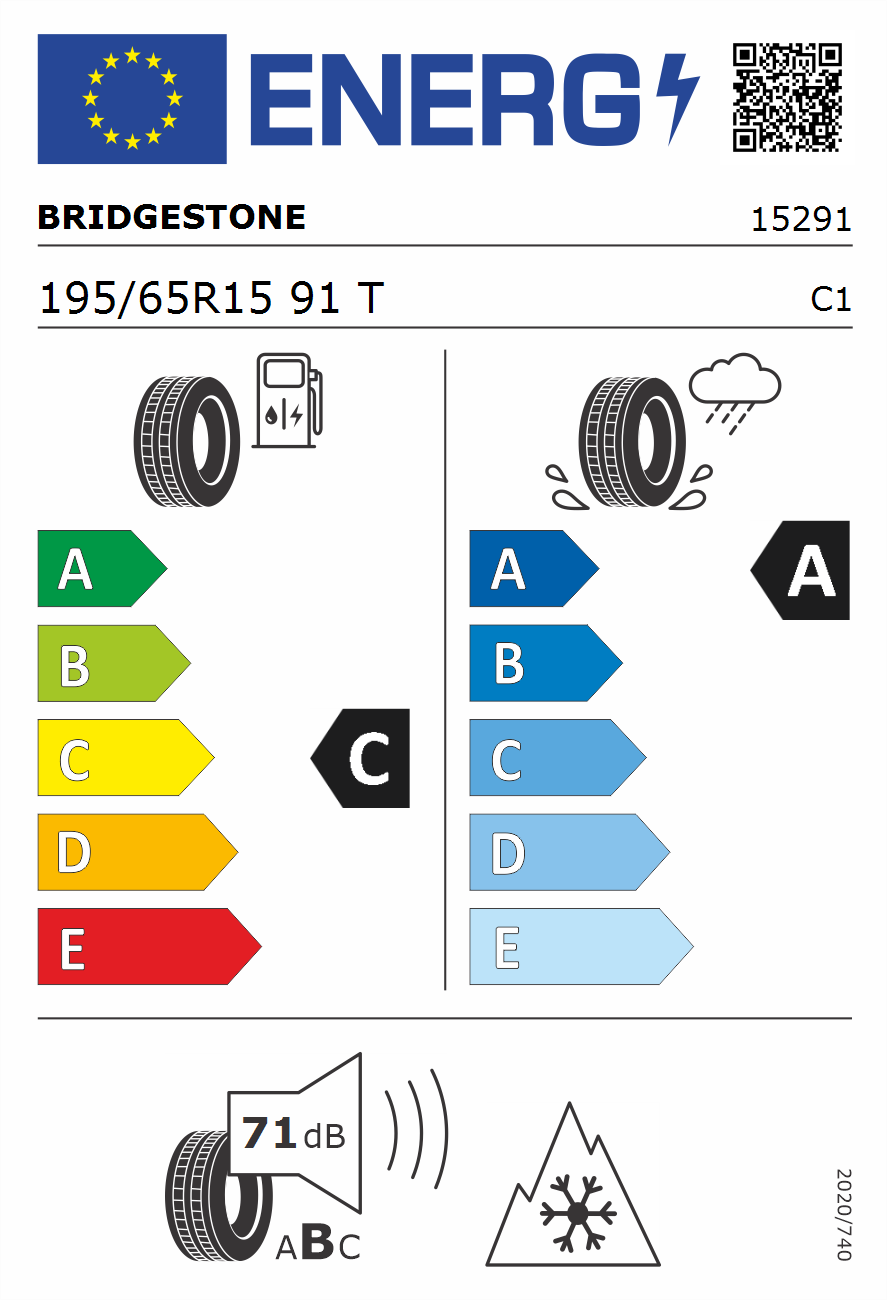 195/65R15 91T Bridgestone Blizzak LM005 Winterreifen