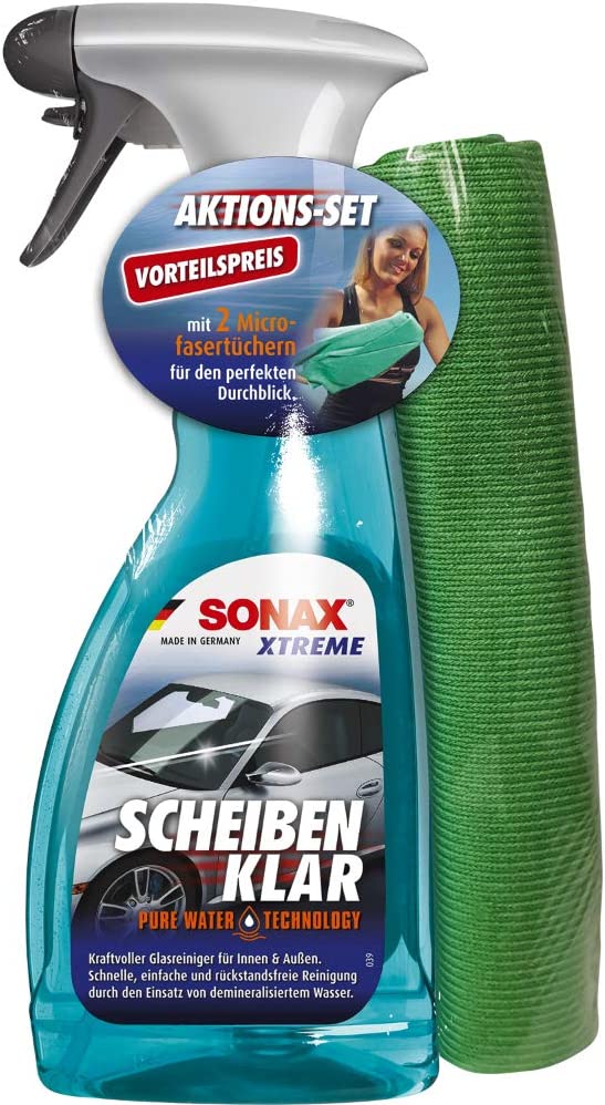 Sonax Xtreme ScheibenKlar 500 ml + 2 Microfasertücher AKTIONS-SET