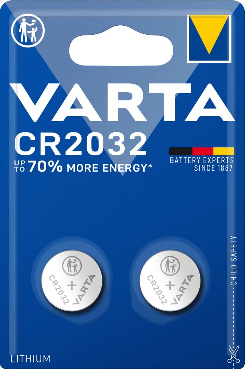 Varta Elektronische Lithium-Batterie Knopfzelle 3V CR2032