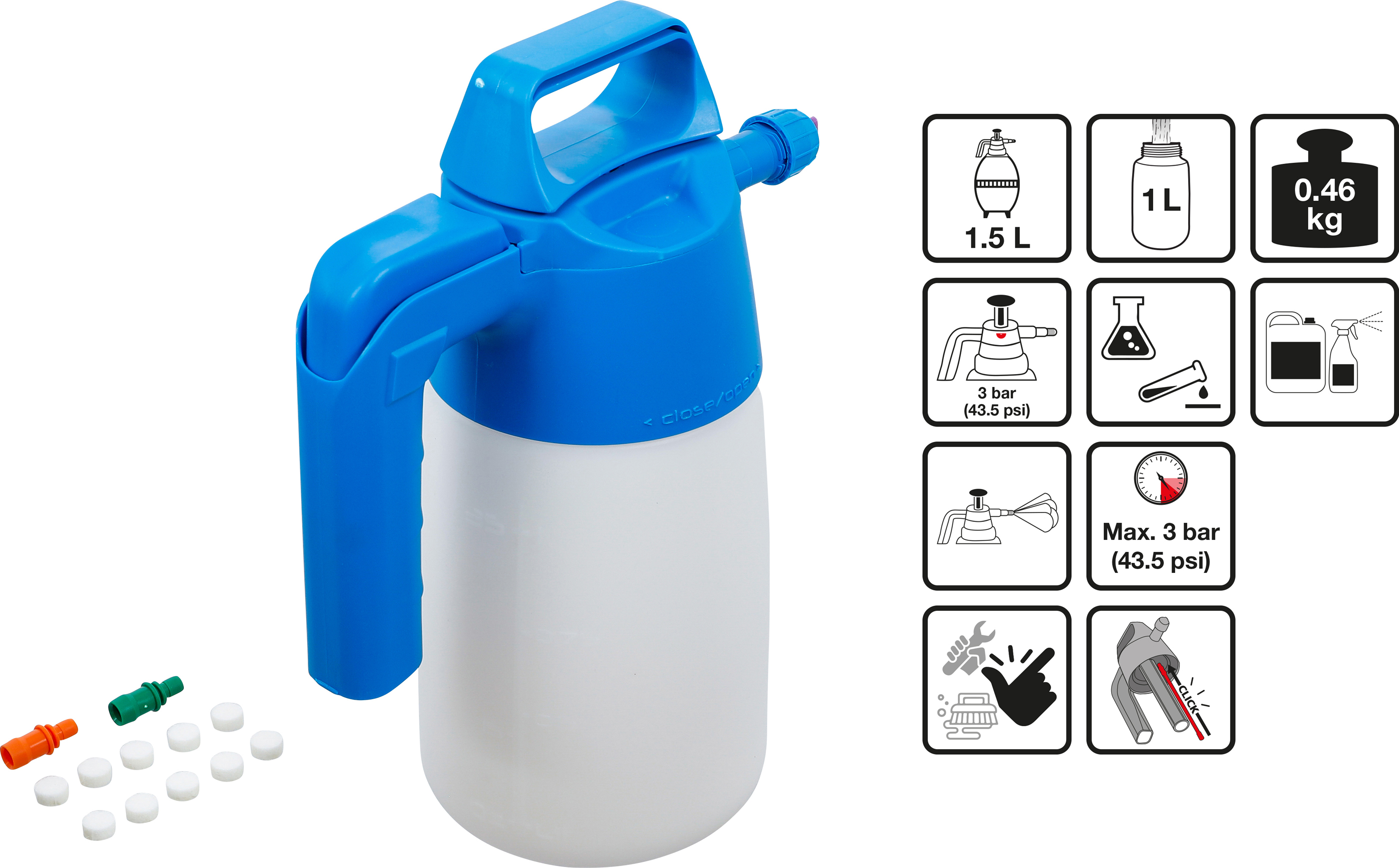 BGS Pumpsprühflasche Schaum | 1,5 l