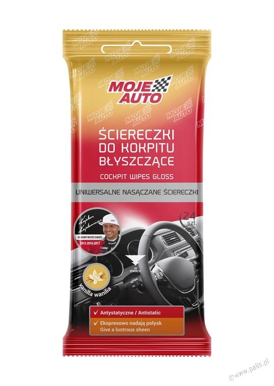 Moje Auto Cockpit Wipes Gloss Reinigungstücher Cockpit 24 Stk